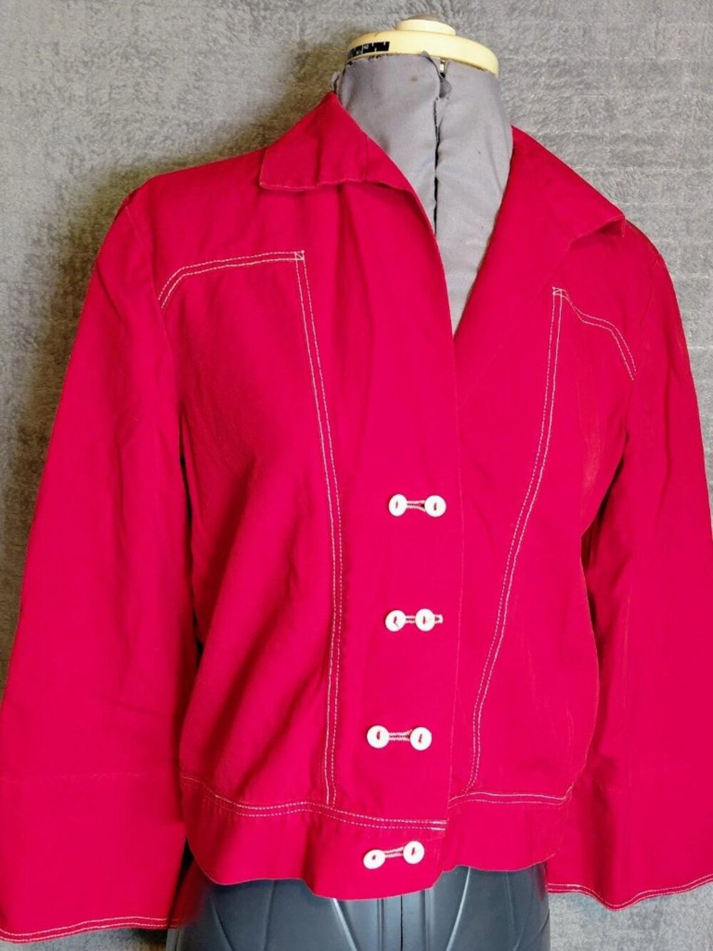 Vintage Graff Sanfordized Light Jacket with double button accent